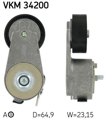 SKF Natezač kanalnog remena
